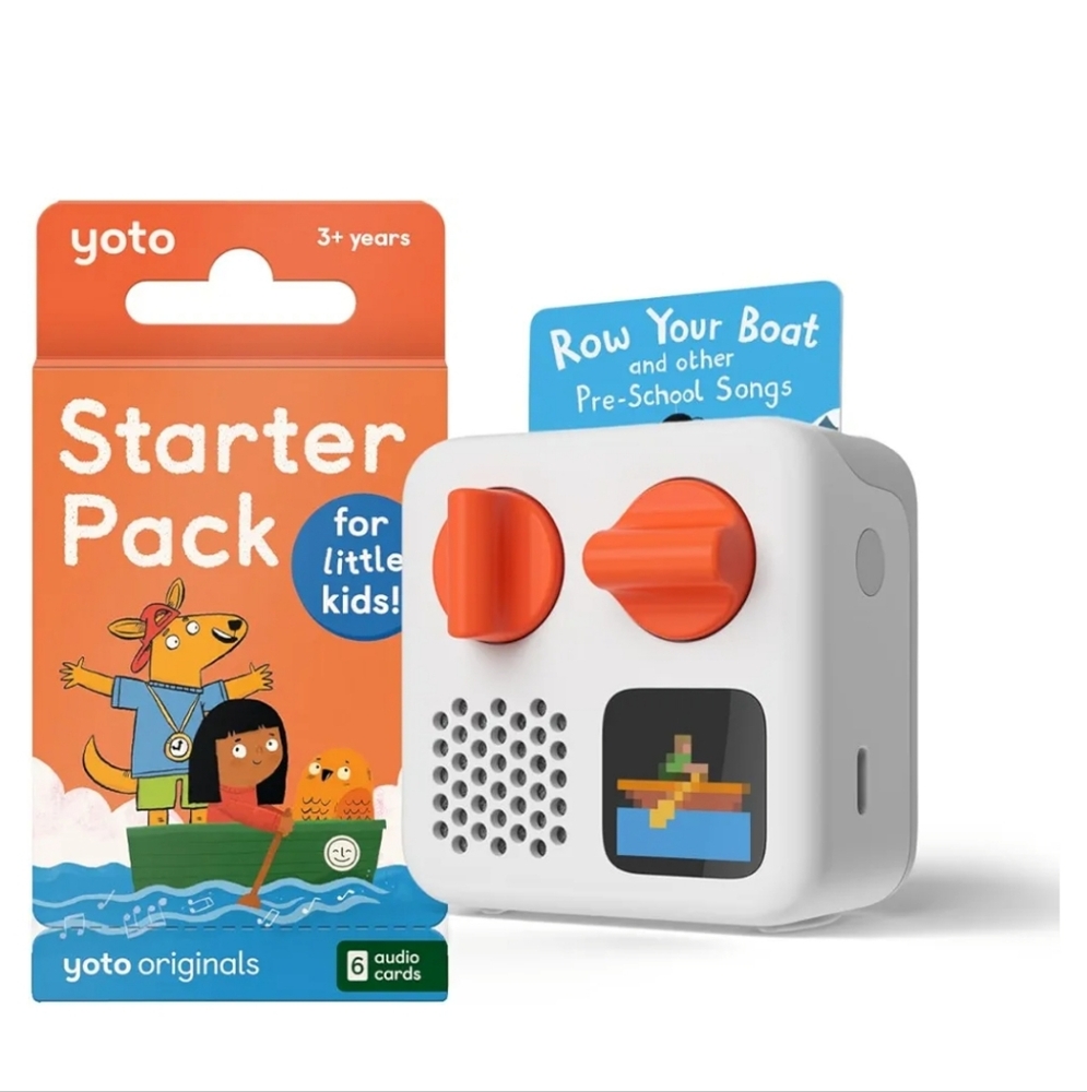 YOTO MINI Kids Audio Player - White and Orange